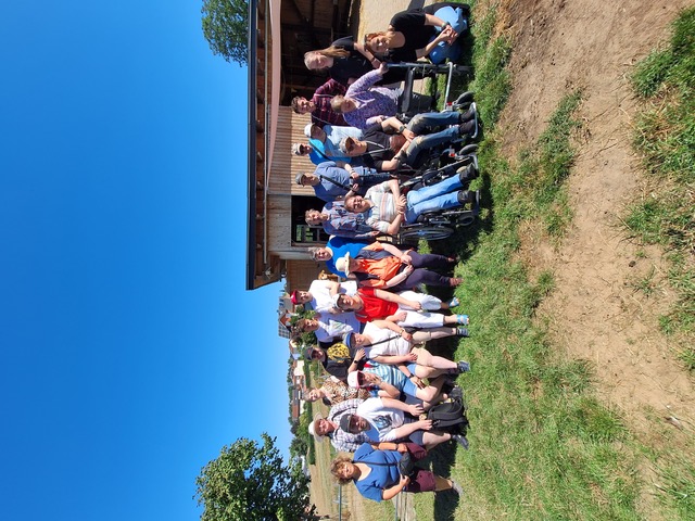 Gruppenfoto einer begleiteten Aktivität